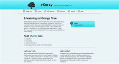 Desktop Screenshot of ekurzy.orangetree.cz