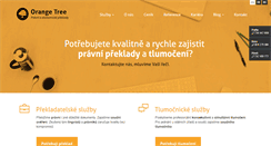 Desktop Screenshot of orangetree.cz